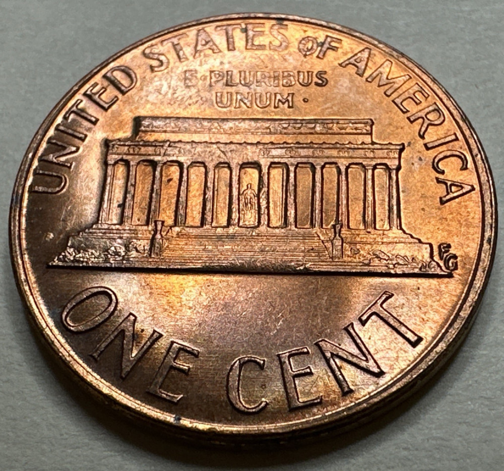 1973 D Lincoln Memorial Cent Penny 2390X