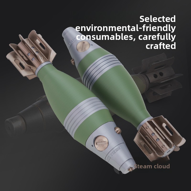 WWII US M49 Mortar Shell Model 3D Printed Highly Detailed