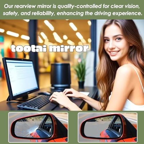 Passenger Side Replacement Mirror Glass - Compatible with Passenger Right Side