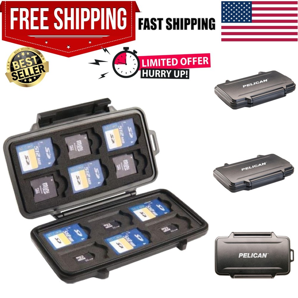 0915 Memory Card Case Black