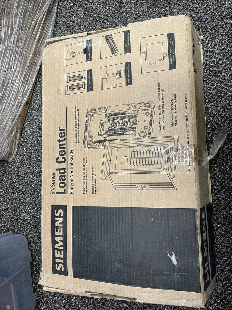 Siemens SN Series Load Center Plug-On Neutral Ready