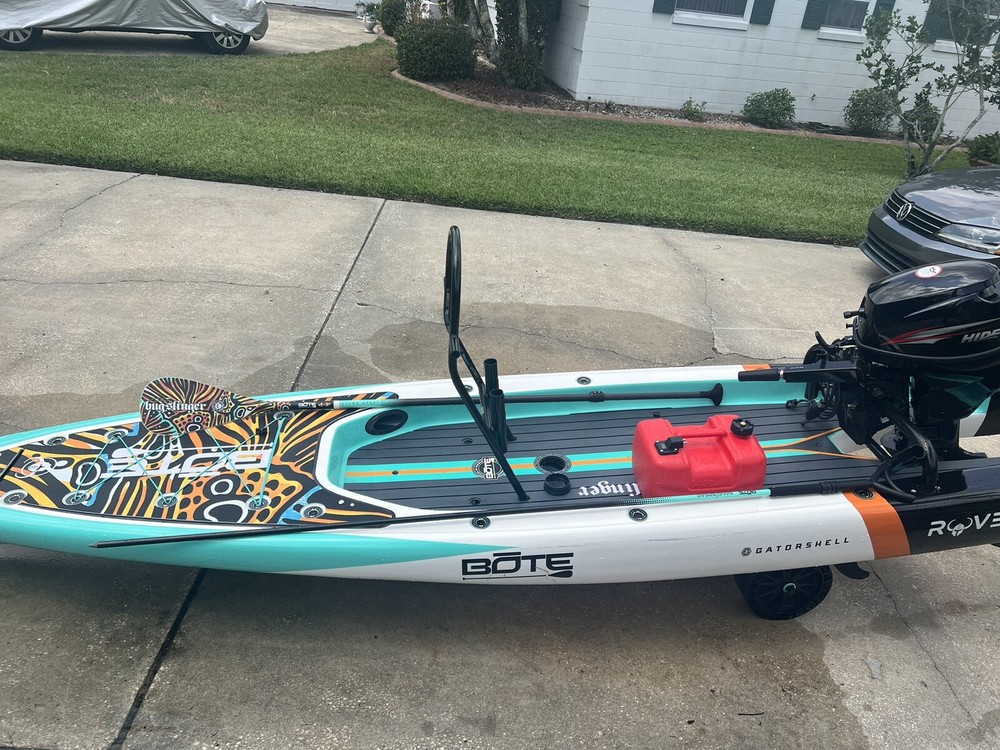 BOTE - Rover Micro Skiff/Paddleboard 9.9 HP motor