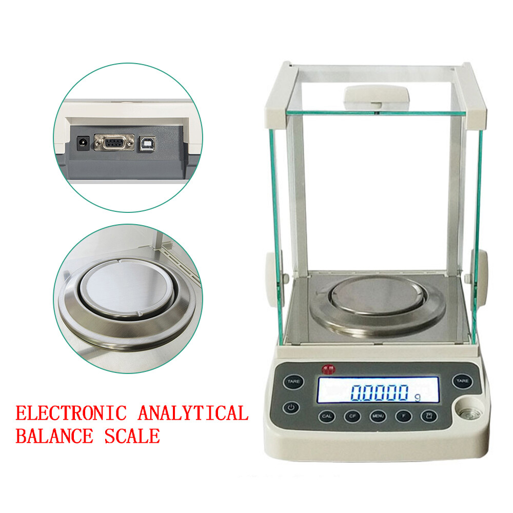 120 x 0.0001g 0.1mg Digital Electronic Analytical Balance Precision Lab Scale