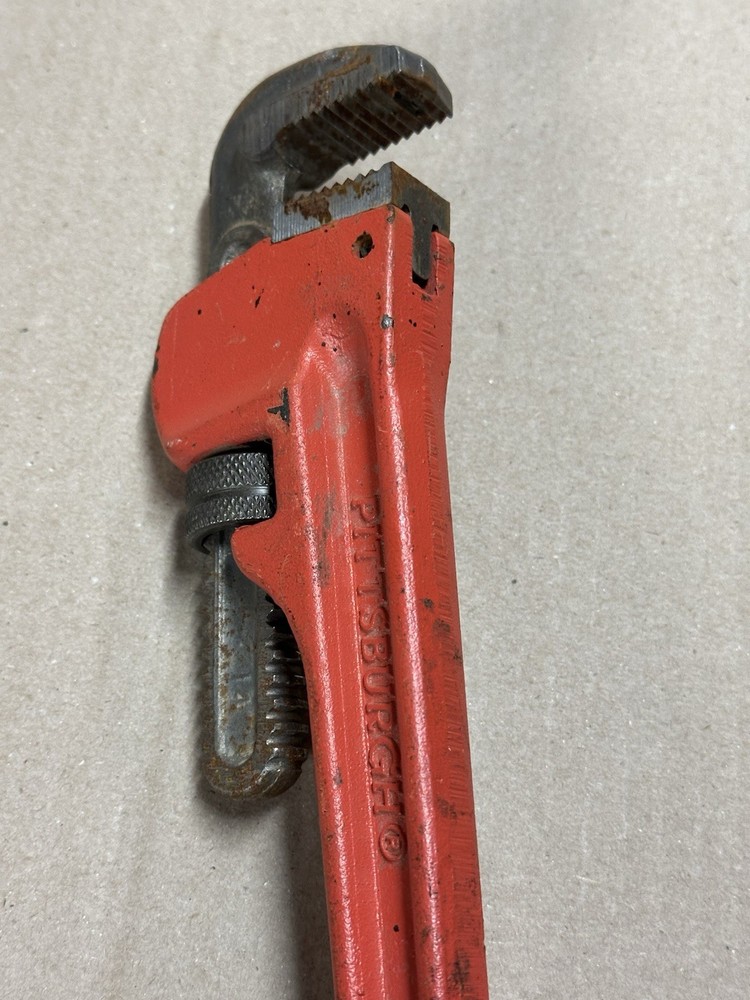 Pittsburgh Heavy Duty 14" Pipe Wrench Used Some Slight Rust