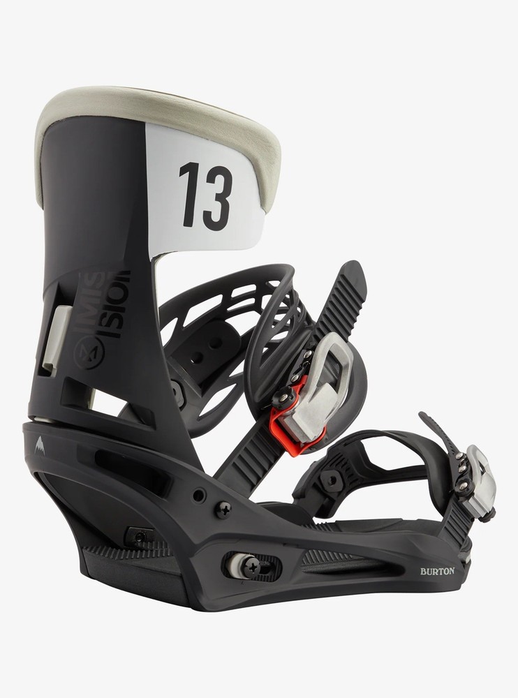 Burton ReFlex Mission Snowboard Bindings Black/ white Size Medium