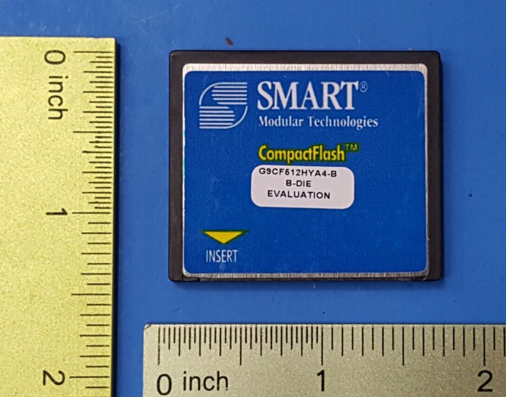 CF Memory , SG9CF512HYA4 , SMART , 512MB , COMPACT FLASH MEMORY CARD