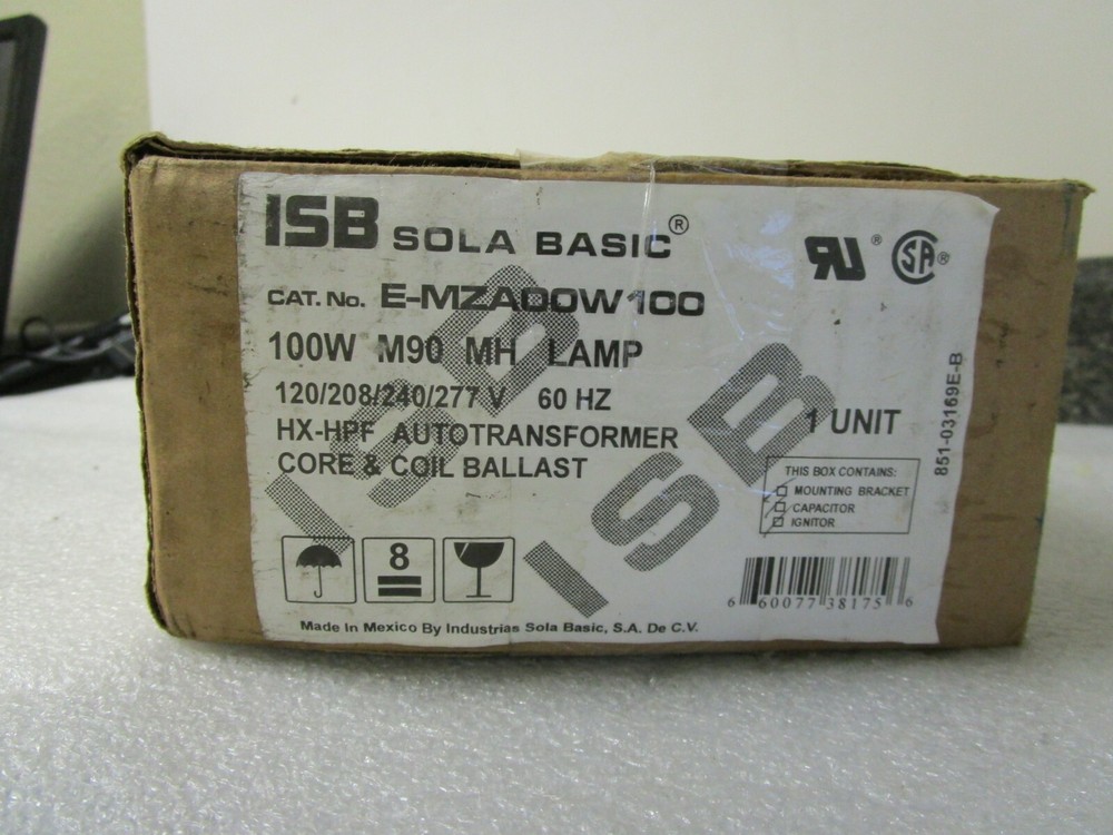 ISB Solo Basic 100W M90 HX-HPF Autotransformer Core & Coil Ballast E-MZA00W100