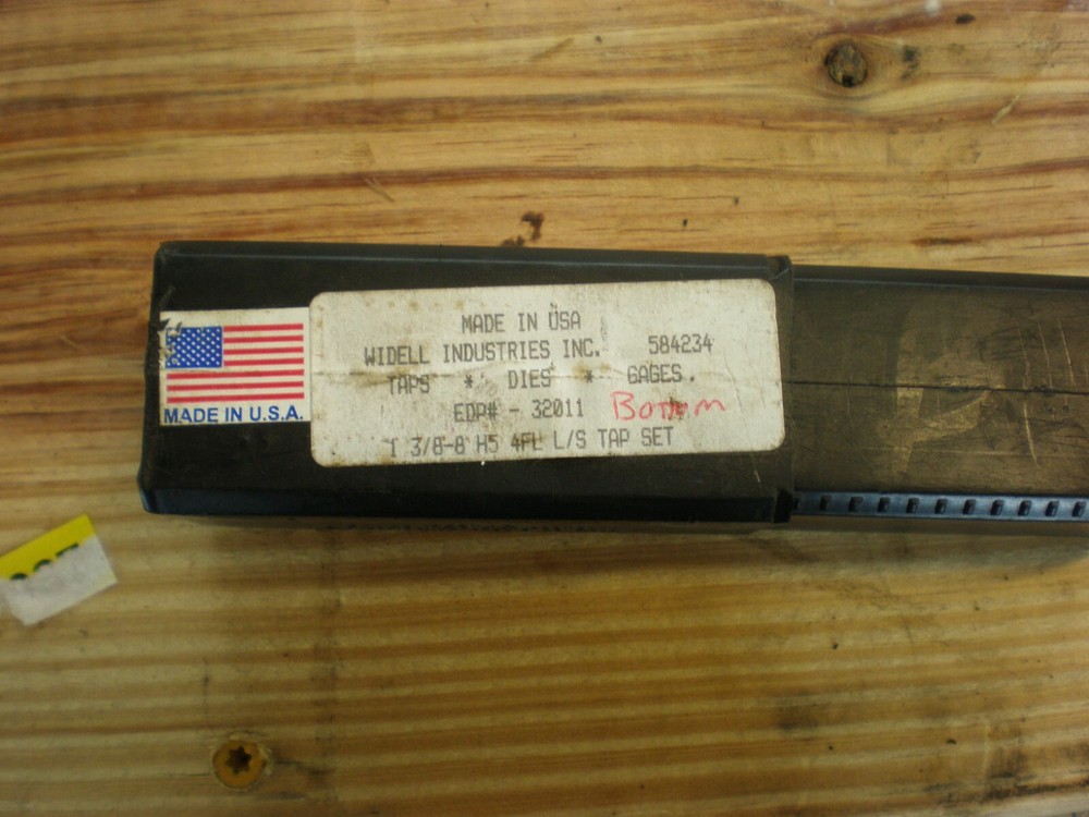WIDELL 1-3/8 8 TPI TAP
