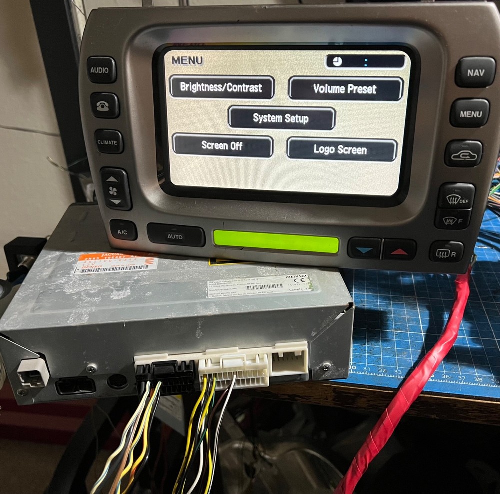 Jaguar X-Type Satellite Navigation Retrofit Kit FULL COMPLETE