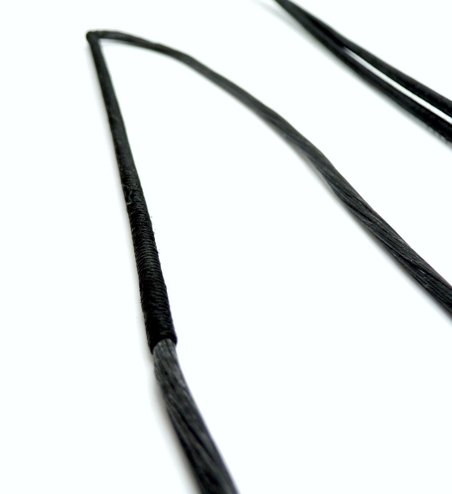 Split Harness Cable for Compound Bow - One Piece - (All Black)