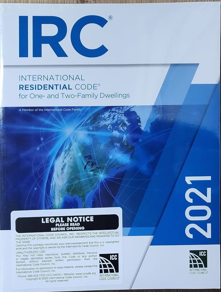 IRC 2021 RESIDENTIAL CODE WITH TABS