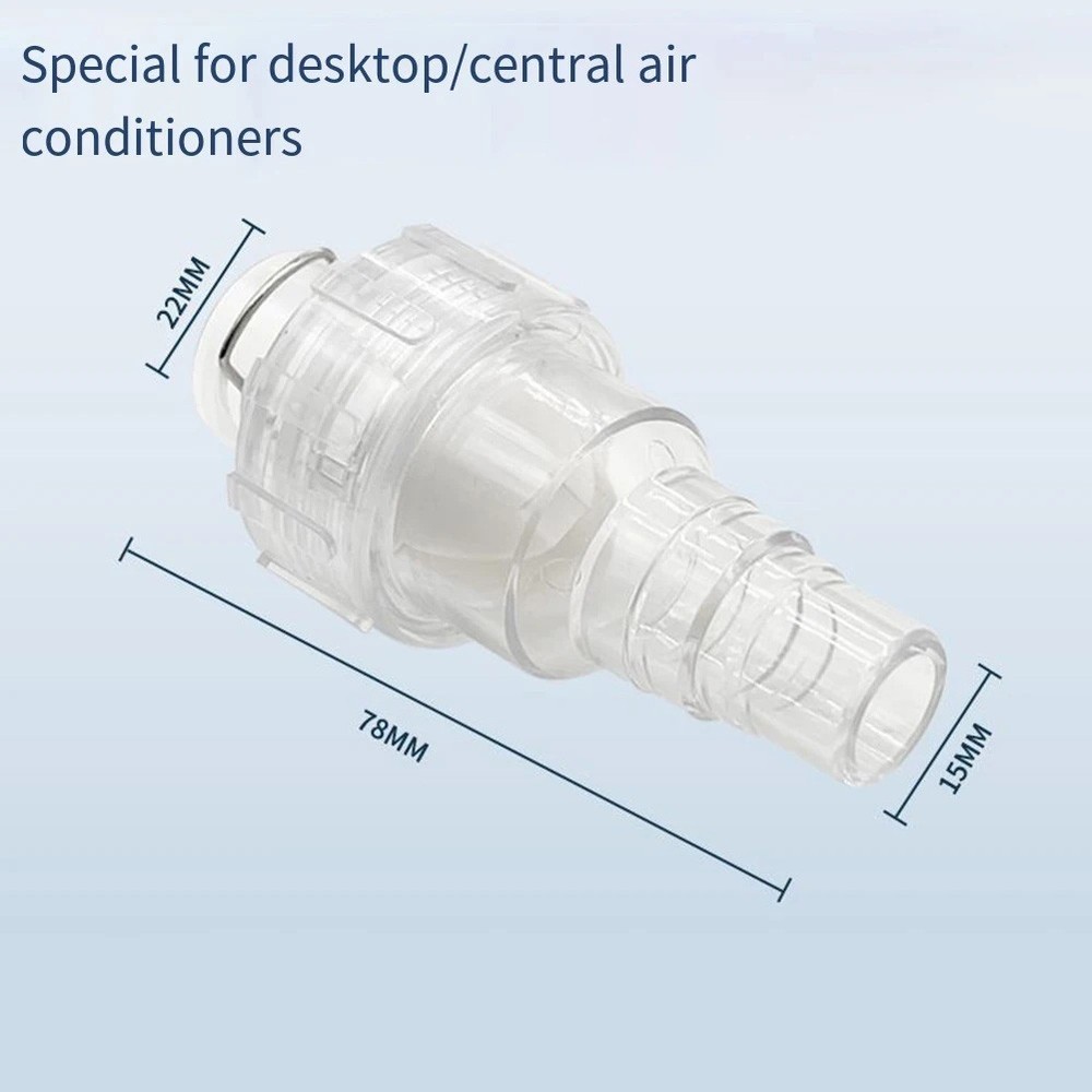 Condensate Check Valve Air Conditioner Compatible 3-Proof Backflow Prevention
