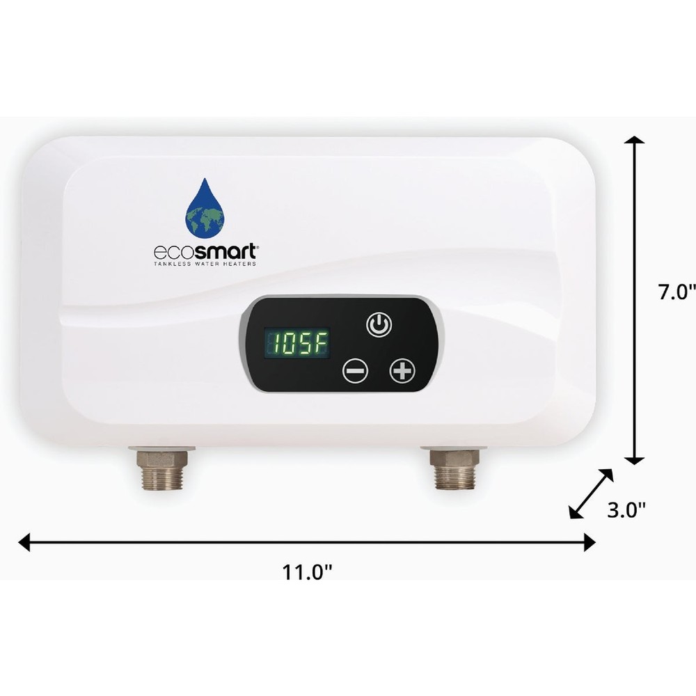 EcoSMART 120V 3.5kW Point-of-Use Tankless Electric Water Heater POU-4T EcoSMART