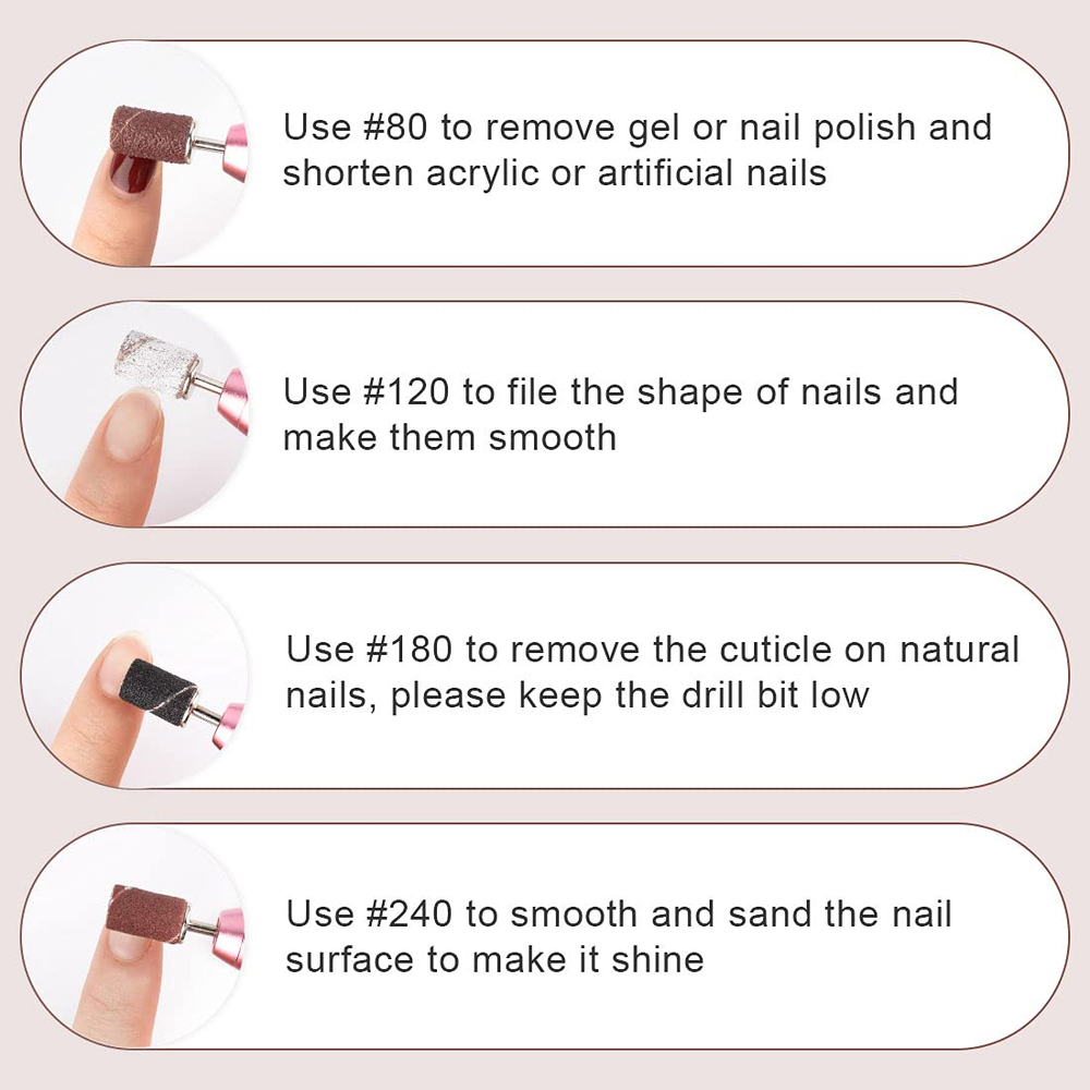Professional Thick Toenails Set Manicure Pedicure Drill Kit