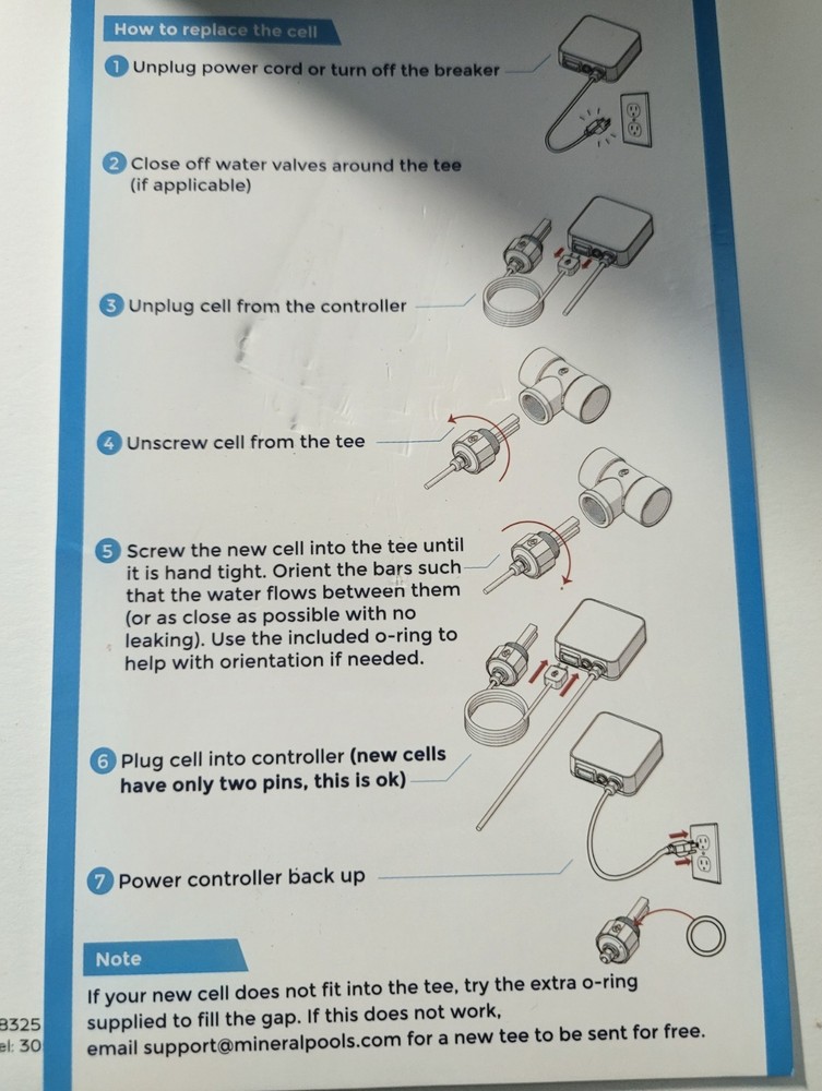 ClearBlue Replacement Cell for Ionizer, Genuine Part CBI-Cell-PCZ