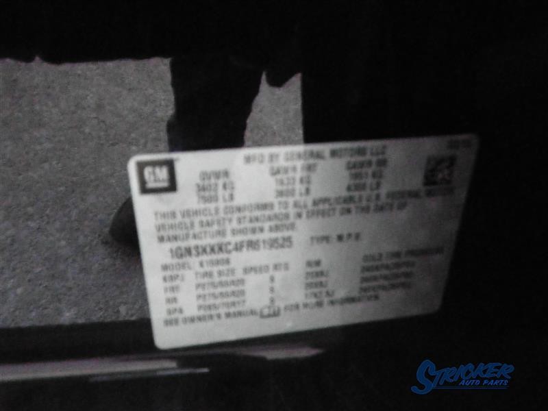 Chevrolet Suburban 1500 2015 Telematics Interface Module 23261702 0739