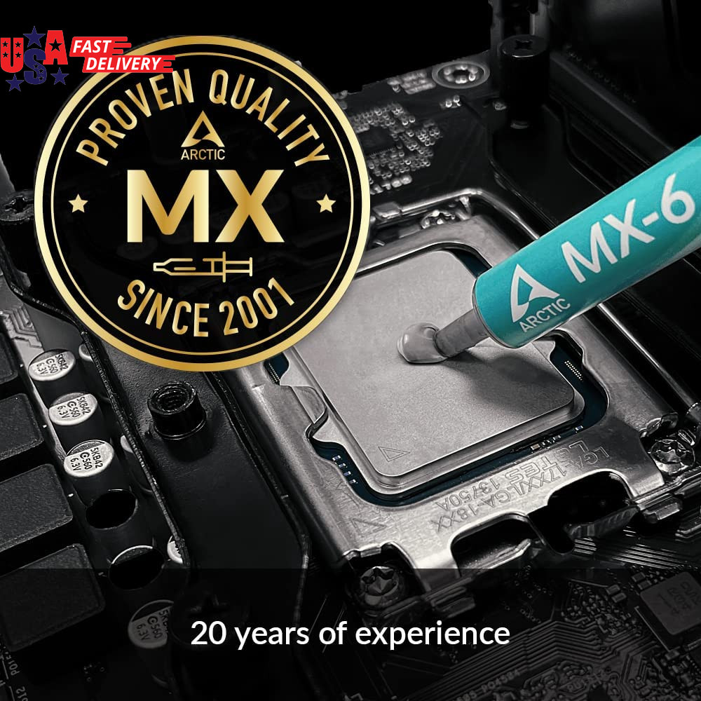 MX-6 (8 G) - Ultimate Performance Thermal Paste for CPU, Consoles, Graphics Card