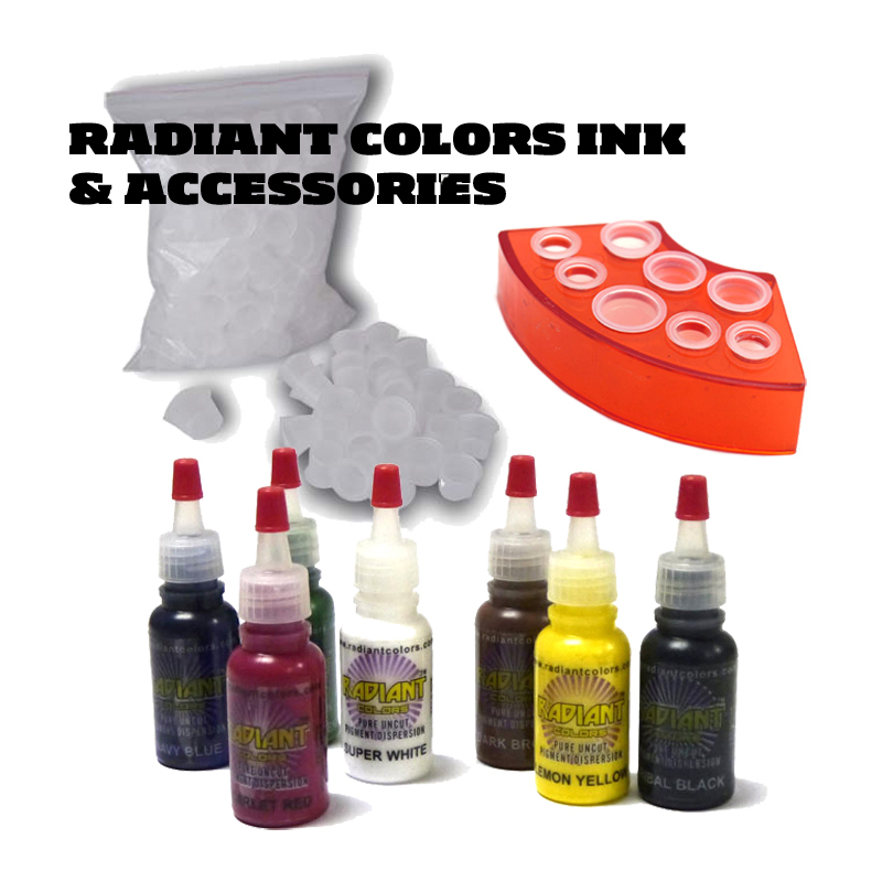 Complete Tattoo Kit Professional Inkstar 3 Machine APPRENTICE & Gun Case Radiant