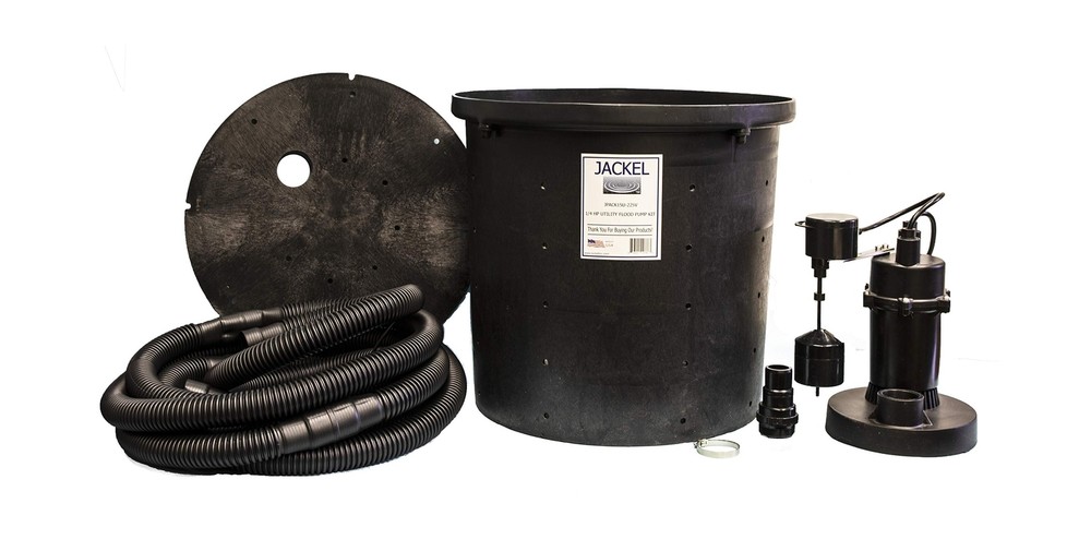 JACKEL 1/4 HP Utility Flood Pump Kit
