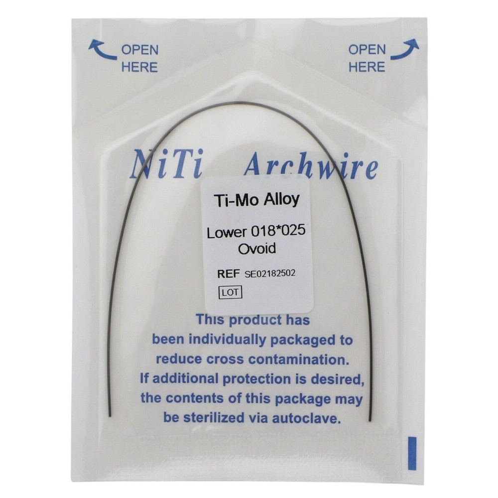 Dental TMA Molybdenum Beta Titanium Ti-Mo Alloy Arch Wire Rectangular/Round