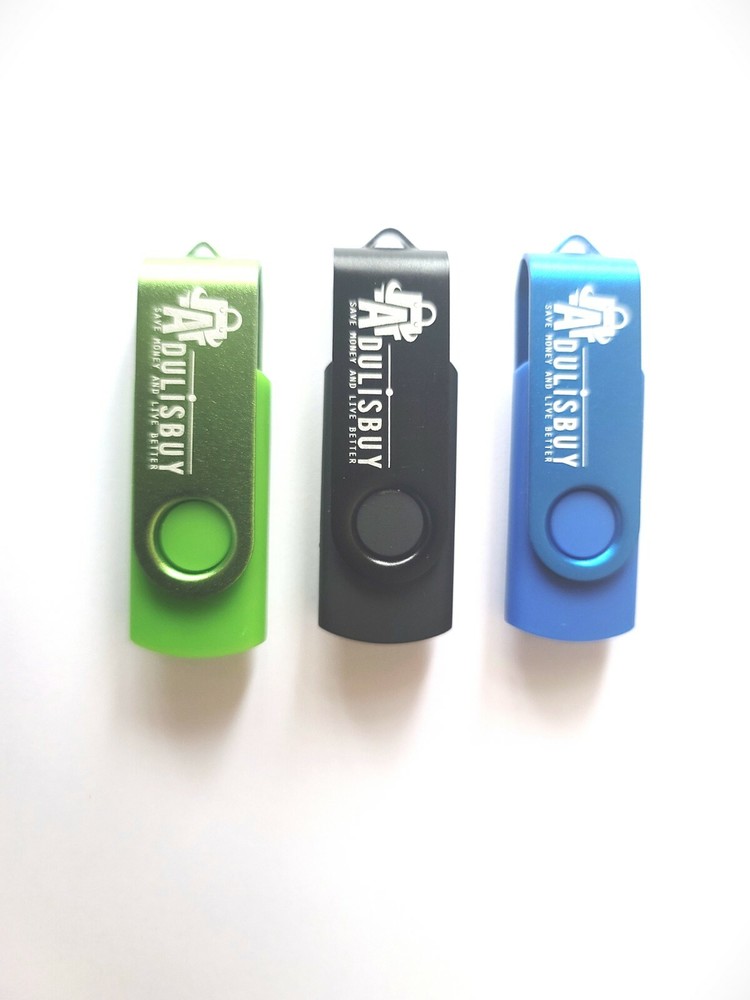 16GB Flash Drive High speed Rotating (Black, Bule, Green)