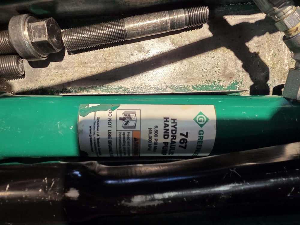 Greenlee 767 Knockout Punch Set Hydraulic Tool Kit