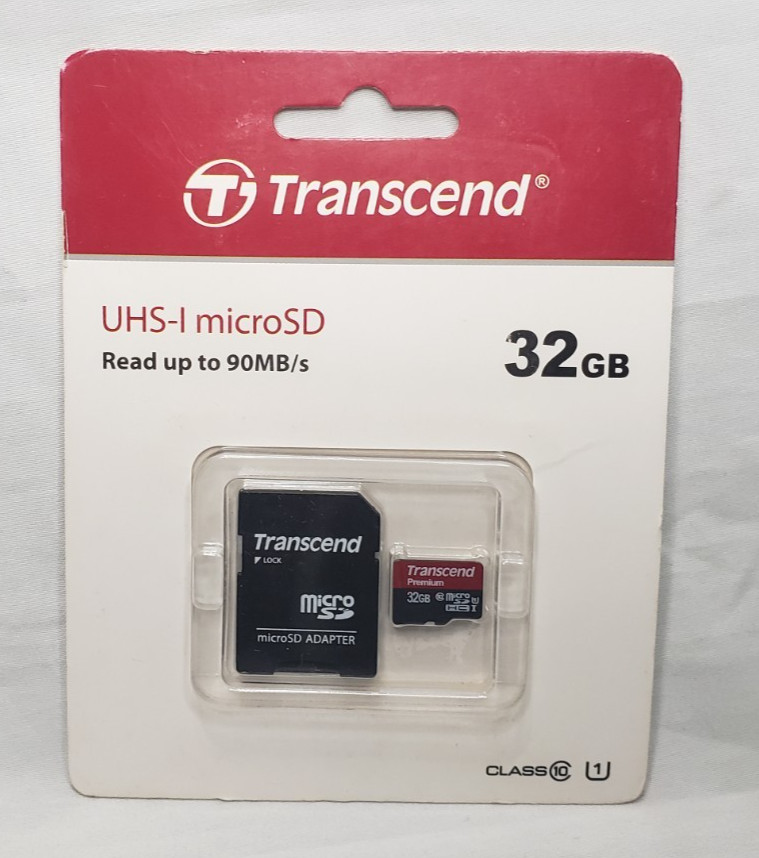 Transcend 32GB UHS-I Class 10 MicroSD Card