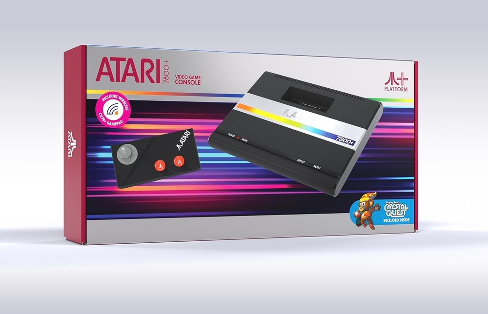 2024 Atari 7800 Plus Official HDMI Console & Wireless Controller 7800+ Sealed