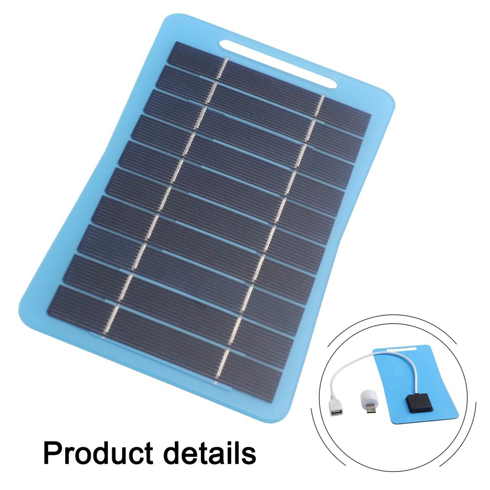 Portable Outdoor Solar Panel Charger Efficiently Powers Mobile Devices Anywhere