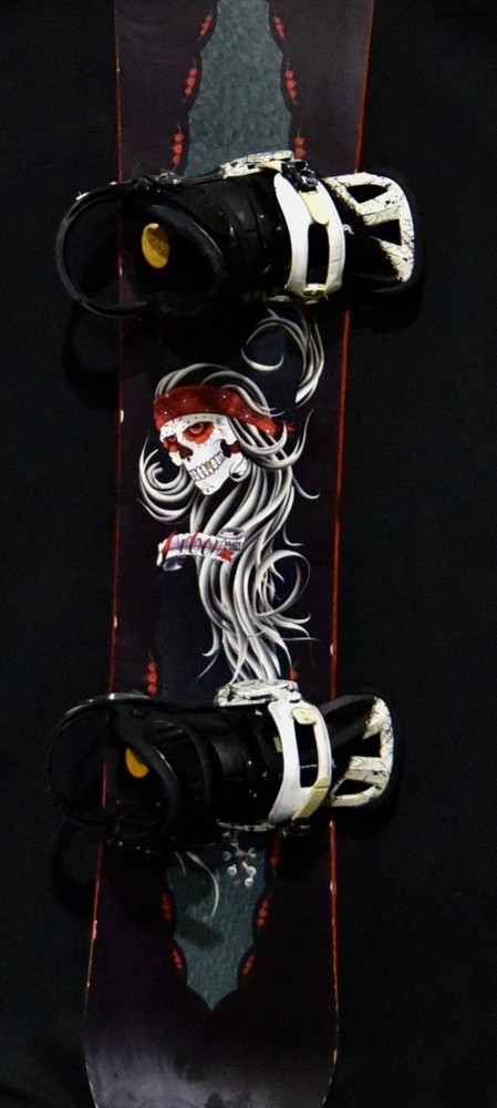 ARBOR DRAFT SNOWBOARD SIZE 153 CM WITH LARGE BINDINGS