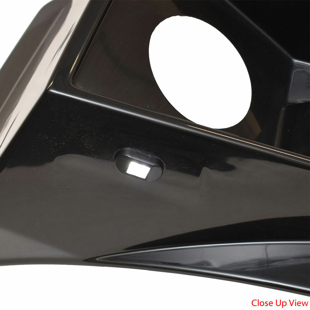 Tracker Boat Blank Speaker Side Panel 323798 | w/ LED Light Black