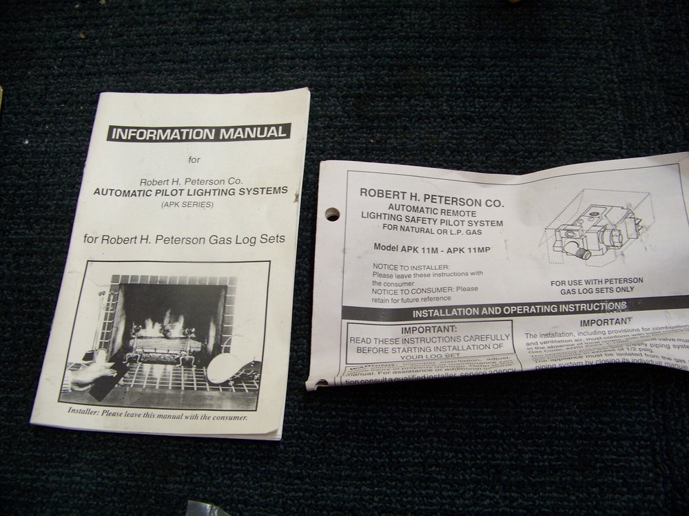 Robertshaw-Grayson Automatic Lighting Safety Pilot System (No Remote) APK-11M