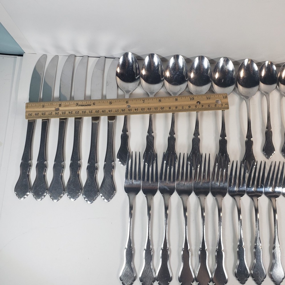 Rogers Stainless Steel Glendale Flatware Service For 6 (30pc)