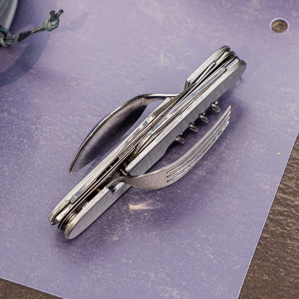 7 Function Deluxe Heavy Duty Camping Utensil Multi Tool