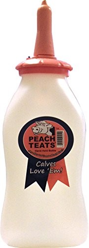 Peach Teats Hand Held Bottle, White