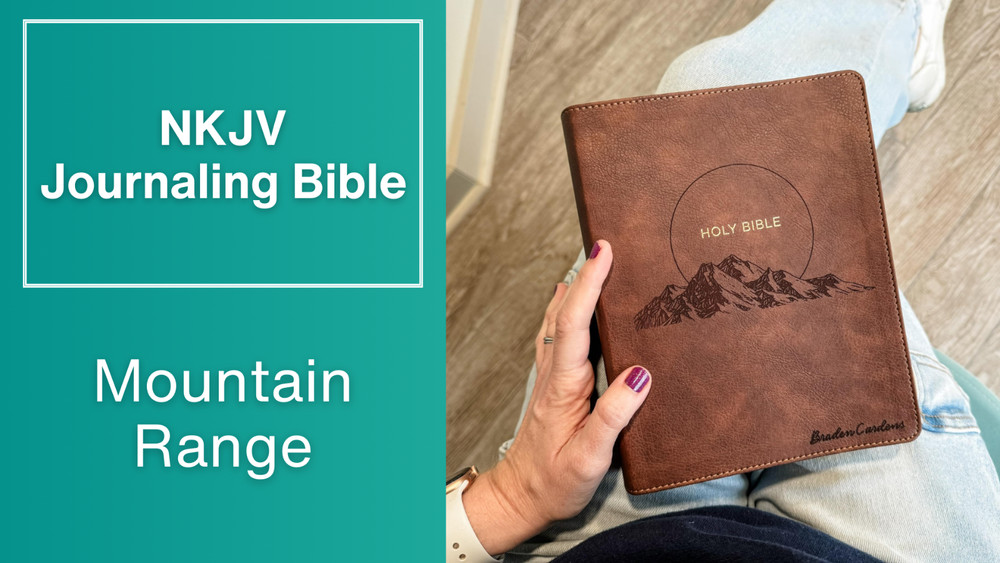 NKJV Journaling Bible - Mountain Range - Personalized