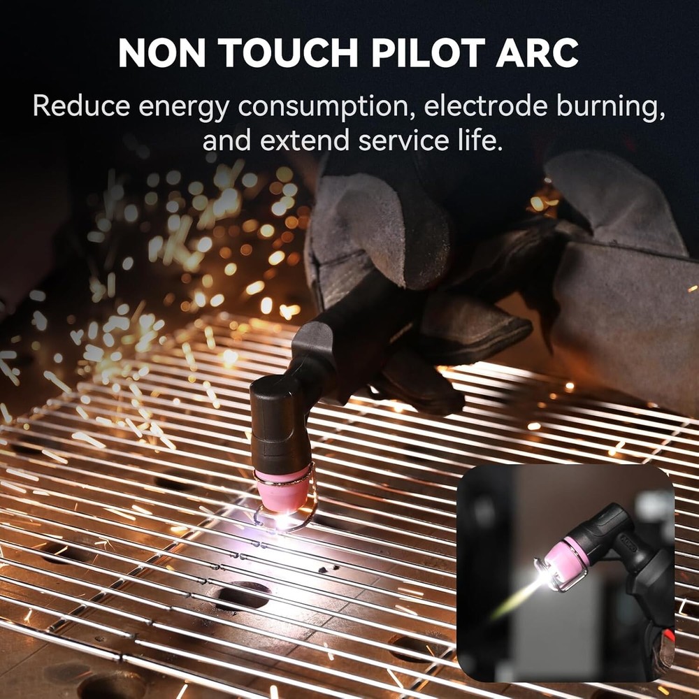 55A Plasma Cutter, Non-Touch Pilot ARC High-Frequency Air Plasma Cutting Machine
