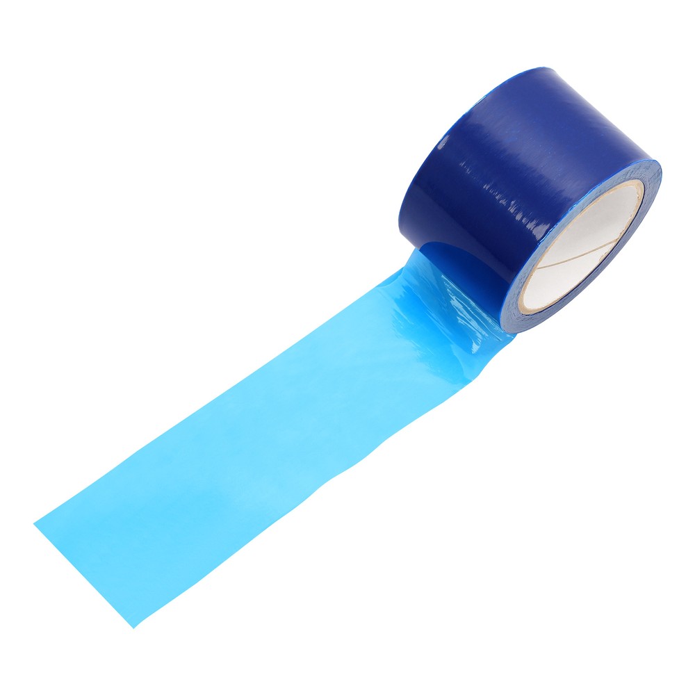 2.76inch x 328ft PE Adhesive Surface Protective Removable Scratch Tape Roll Blue