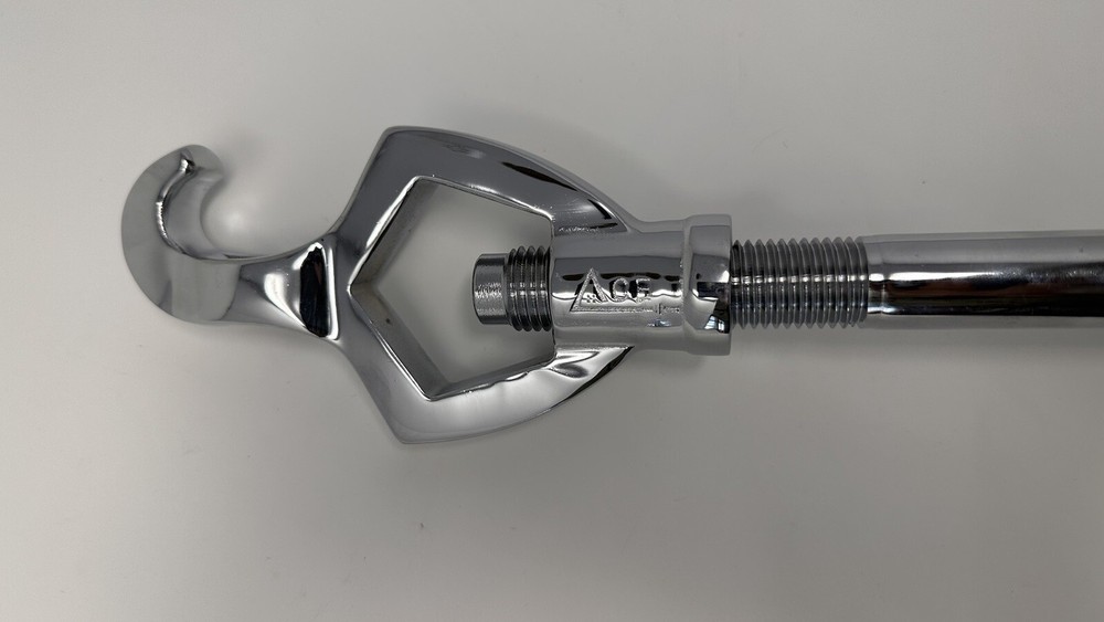 Chrome Fire Hydrant Wrench BMF 20" Handle extra heavy 4.2 lbs.