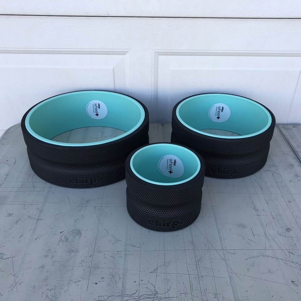 Chirp Wheel+ 3 Pack 12" 10" 6" Back Roller Bundle Stretch Relief