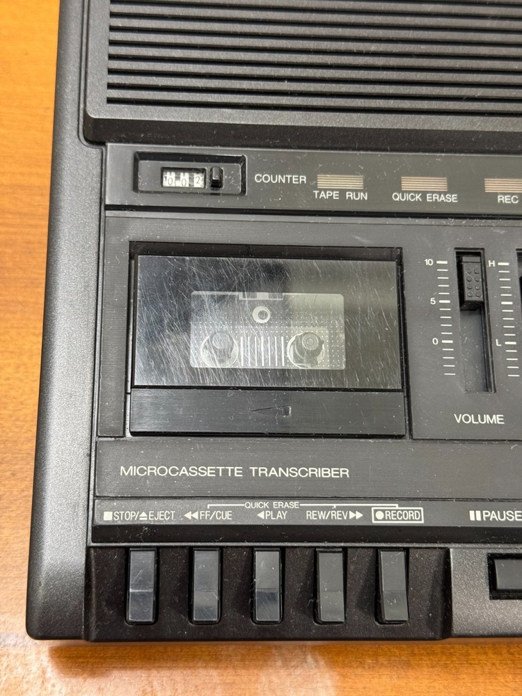 Vintage Panasonic RR-930 Microcassette Transcriber - Tested - No Pedal