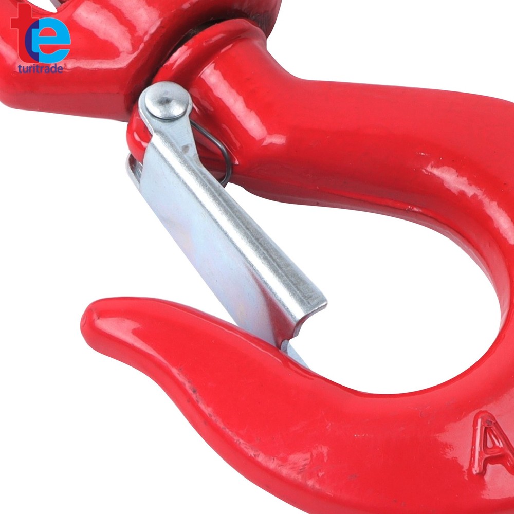 3 Ton 5/8" Locking Swivel Hook Grade 80 Lifting Hook Rigging with Latch