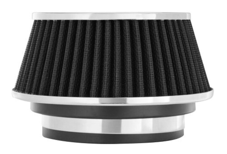 Universal Clamp-On Air Filter: High Performance, Washable Filter: Round
