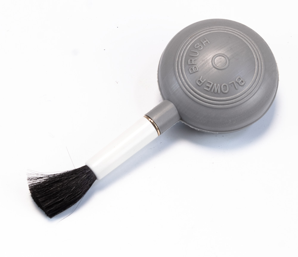 Vintage Camera Blower Brush Grey Soft Brush