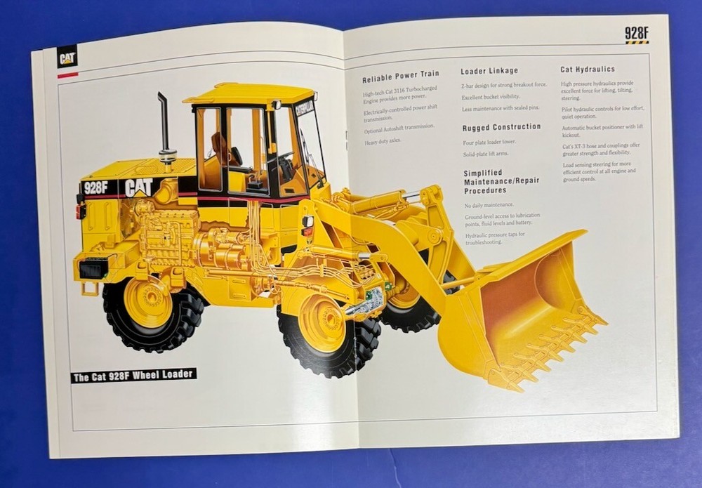 CATERPILLAR BROCHURE 928F Wheel Loader