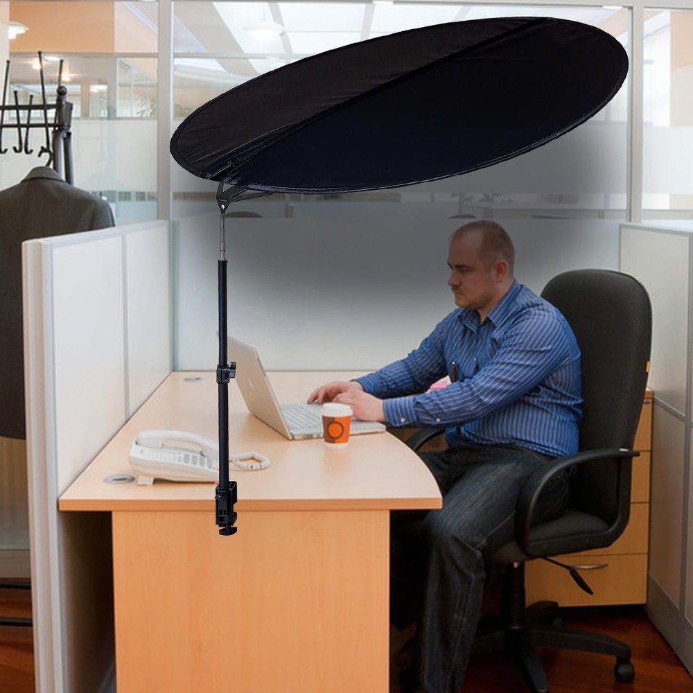 Office Cubicle Desk Shade, Foldable 36 Inch, Light-Proof Canopy