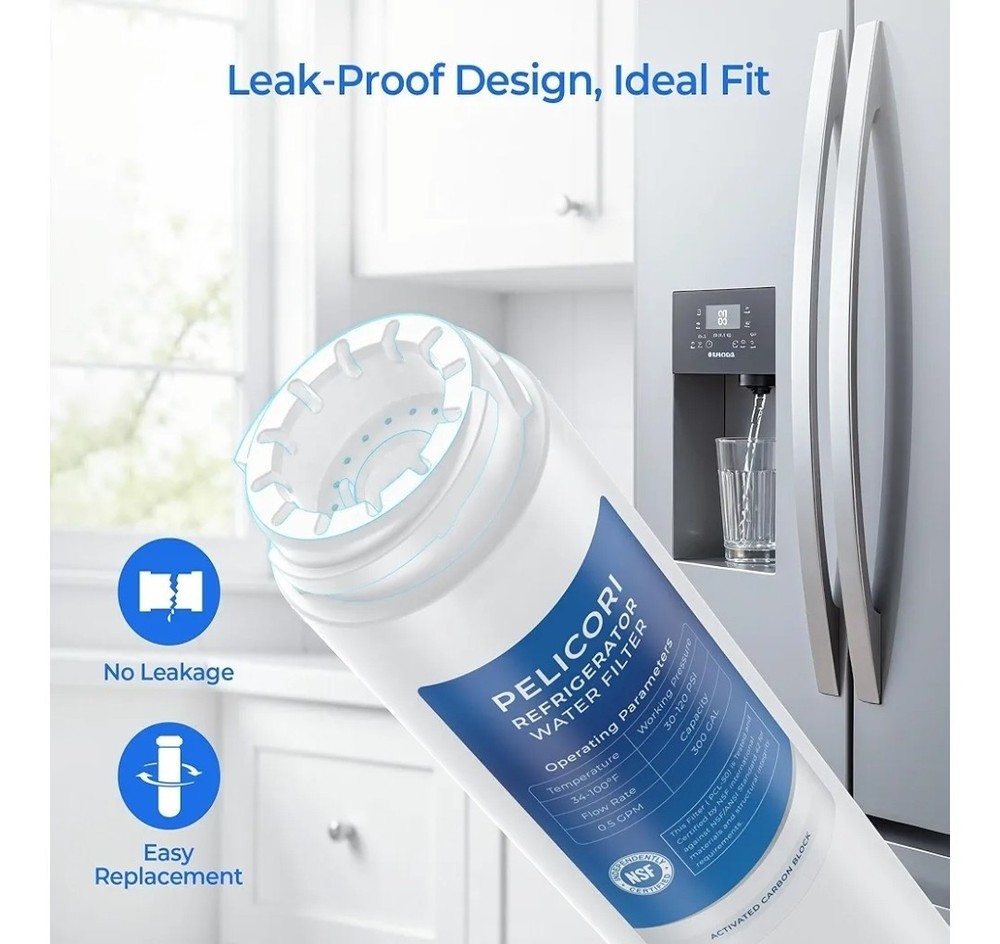 RWFDISP & RWFIC Water Filter Replacement, Compatible W Viking Built-in...2 PACK