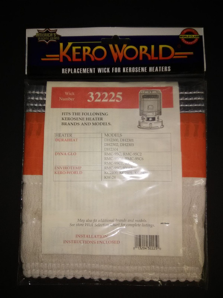 Wick # 32225 Duraheat DH2300 Dyna Glo RMC-95C Wick Kero World Wick