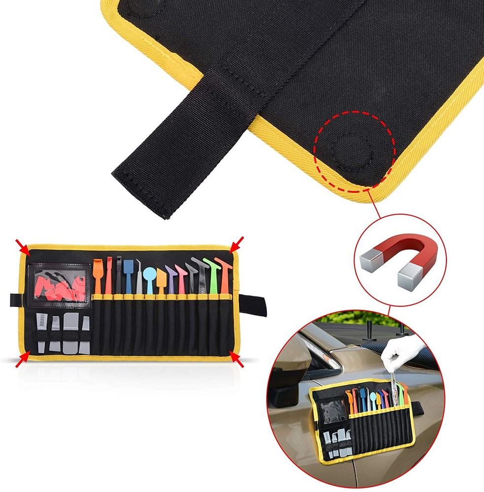 Mini Micro Wrap Stick / Squeegee Set - With Micro Fine Fiber Felt