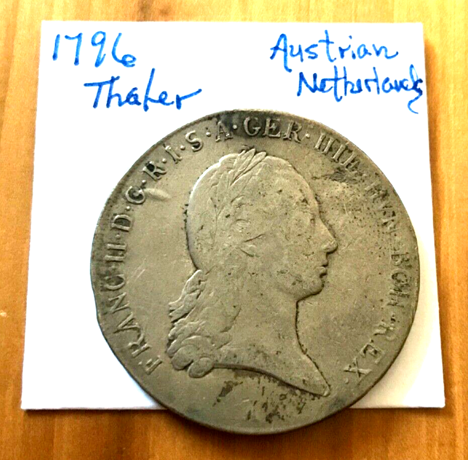 ☆ Large Silver Colonial Coin ☆ 1796 Austrian Thaler ☆